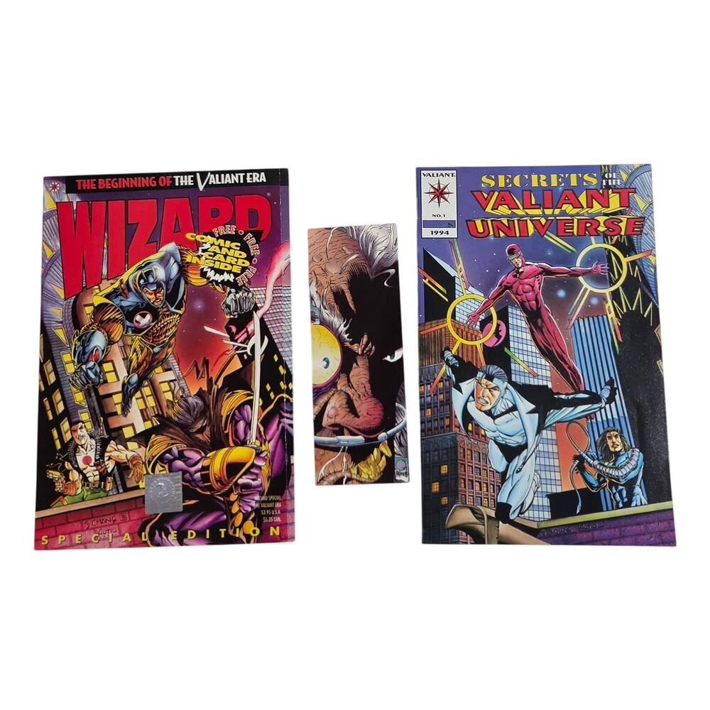 Wizard Special Edition 1994 The Valiant Era With Comic & Bookmark Very Good